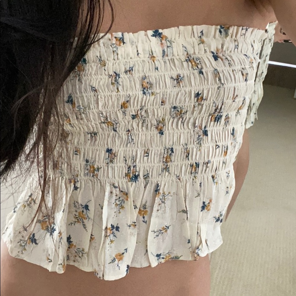 AEO Smocked Top